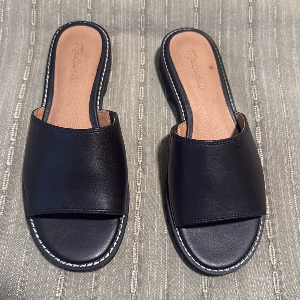 Madewell Black Slides